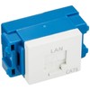 Panasonic J-J Type Information Modular Jack Cat6 Embedded Type White