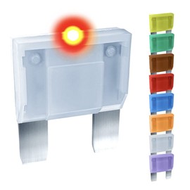 CARAX Glow Fuse – Premium Fuse Maxi Large Blade – Kit Assortment – Glow When Blown LED Automotive Fuse – Smart Auto Glow Fuse Easy Identification (80A - 1pcs - Maxi Blade Glow Fuse)