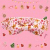 Elegant little tail Dog Collar with Bow - Christmas Gingerbread