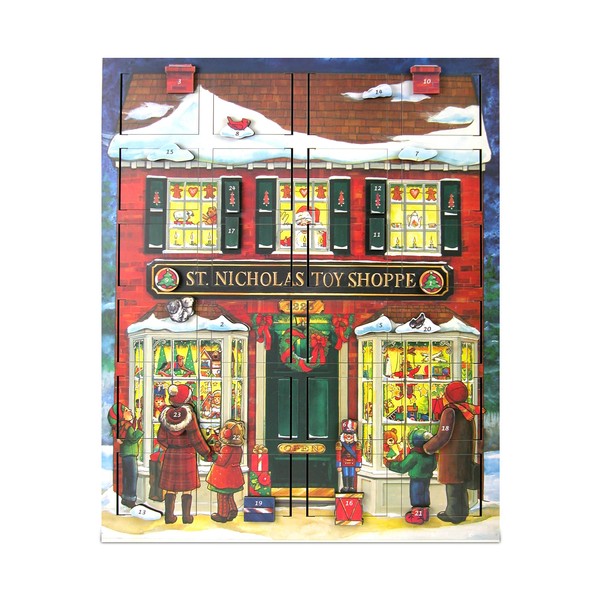 Byers' Choice Musical Advent Toy Shop Calendar #MC16 From The Advent Calendars Collection