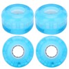 4PCs Set High Elastic PU Skateboard Flashing Wheel 52mm Professional