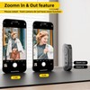 Bluetooth Camera Remote Shutter with Zoom and Front/Rear Camera Switch