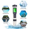 flintronic 4-in-1 PH Meter, PH/TDS/EC Temperature Tester with Backlight, 0-14