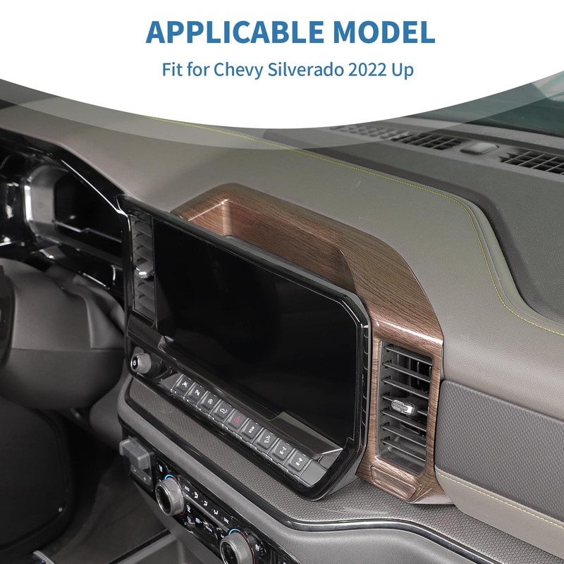 PDKLIN for Silverado Center Dashboard Tray Panel Trim Cover for