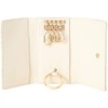 Lanvin on Blue Melanie Key Case with Key Ring, white