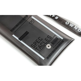 OWNDAYS CASE001-2S Women's Glasses Case, Slim, Stylish, Clear, Cute, Lightweight, Black