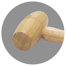 ARTESIA TOOL 9.5" (24.1 cm) Rosewood Mallet Hammer | 4 Oz Weight | 1-1/16" (2.7 cm) Striking Surface | Versatile & Elegant | Non-Marring Hammer | Spark-Free Usage & Delicate Hammering Tasks