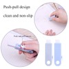 4 Pcs Retractable Eraser Soft Colors Push-Pull Rubber Eraser Sliding