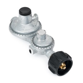 Stanbroil Horizontal Two Stage Propane Regulator with QCC for RV, Vans, Trailers, Campers