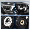 DWVO Projector Headlights Assembly with Daytime Running Lamps Compatible with