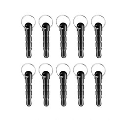 Earphone Jack Cover Earphone Jack Accessories Pack of 10 0.1 inch (3.5 mm) Waterproof Design Dust Proof Plug Easy to Use Portable (10)