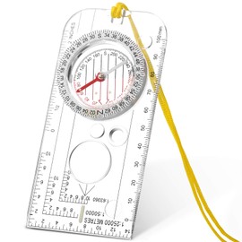 Navigation Compass Scout Compass Orientation Run Compass Lightweight Hiking Compass with Adjustable Tilt for Expedition Map Reading Navigation Orientation Run (12.5 x 6.0 cm)