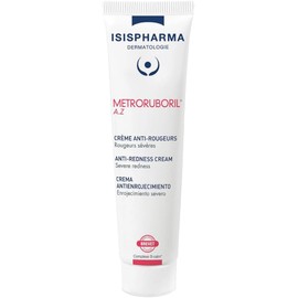 Isispharma Metroruboril AZ 30 ml Crema Antirojeces Disminuye de Manera Eficaz la Intensidad de los Enrojecimientos Severos Original Diebe Equipos de Belleza