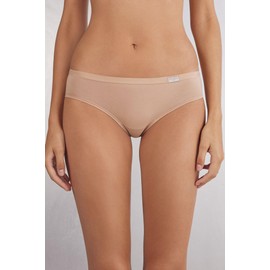 Intimissimi Woman's Cotton Mid-Rise Panties in Natural, Size L
