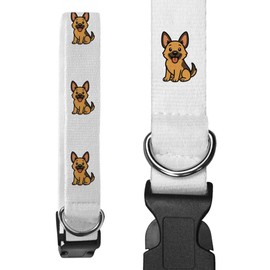 Large 'Adorable German Shepherd Puppy' Dog Collar (PR00067354)