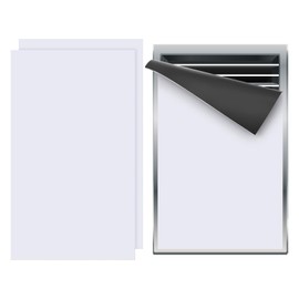 PATIKIL 16"x9.5" Magnetic Vent Cover, 2 Pack Floor Wall Air Registers Cover High Strength Magnetic Vent Blocker for Home RV HVAC Fireplace Furnace, White