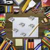 6 Pack Pencil Sharpeners, Metal Pencil Sharpeners with 2 Holes,