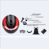 Casco De Bicicleta Con Luz Led Y Gafas Desmontables Adulto