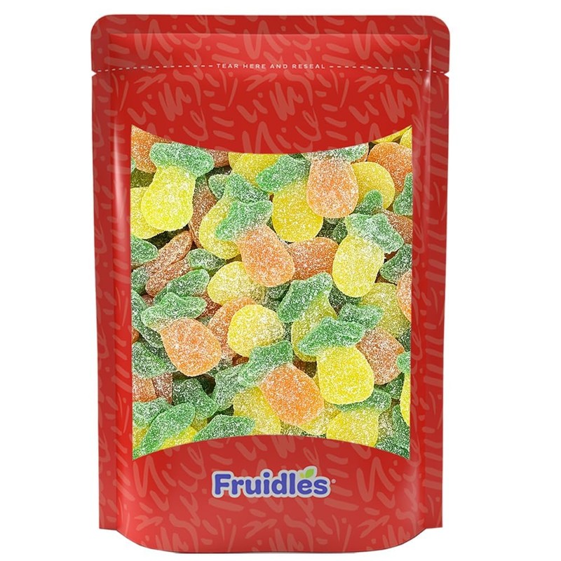 Fruidles Sour Pineapple Gummies Candy, Delicious Fruit Flavors Gummy (1