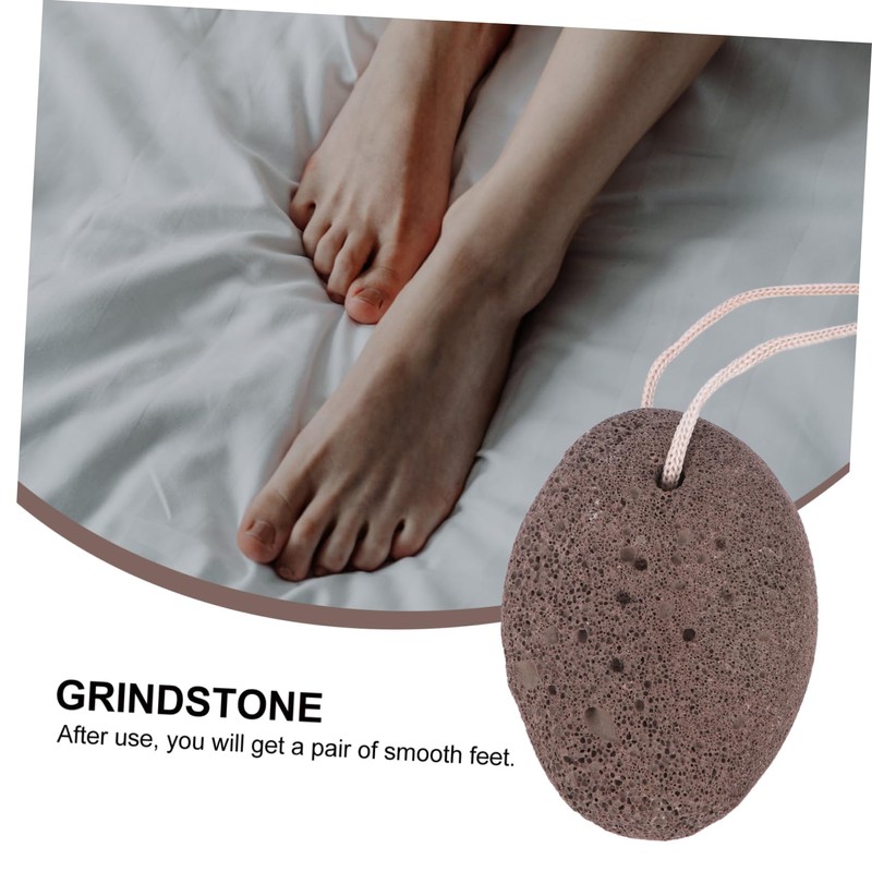 FOMIYES 3pcs Callus Remover Foot Stone Natural Earth Pumice for