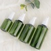 (Green) Portable Cosmetic Pump Bottle Lotion 50ml 6ea