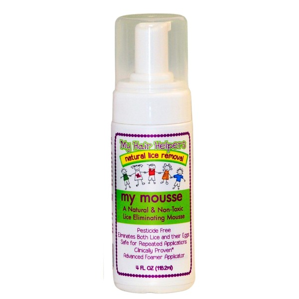 Foam Mousse | Natural Lice Removal for Kids | Mint | Works on 1-2 Children | 4 fl ounces
