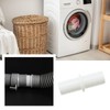 eMagTech 2PCS Washing Machine Drain Hose Connectors Plastic Hose Extension