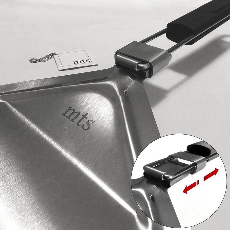MTS Individual Carstyling GmbH Stainless Steel Pizza Peel with Foldable
