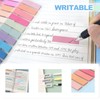 Qufiiry 2000Pcs Sticky Tabs, Book Tabs, Writable Index Tabs, Coloured