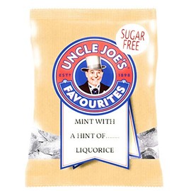 Uncle Joe’s Mint Balls with a Hint of Liquorice Sugar Free 60g