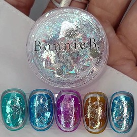 Bonnie B Silver Ice Crunchy Nail Glitter / 보니비 실버 얼음바사삭 네일글리터