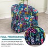 KRFOONN Printed Club Chair Slipcover Stretch 2 Pieces Tub Chair