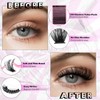 DIY Eyelash Extension Kit D Curl Fluffy Wispy Lash Clusters