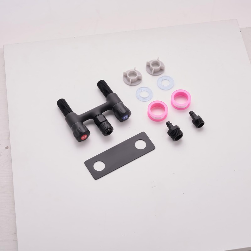 RV Camper Shower Faucet Valve with Exterior Quick Connect Shower
