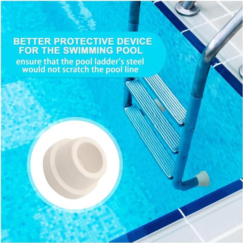 JJiaoLinin Rubber Buffer for Pool Ladders,2pcs Pool Ladder Rubber Buffer
