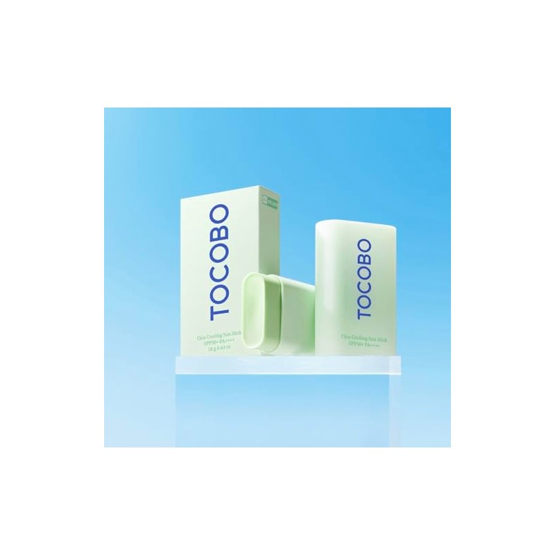 TOCOBO Protector Solar en Barra con Efecto Refrescante, Paquete de