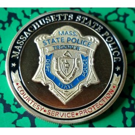 Massachusetts State Police Challenge Art Coin