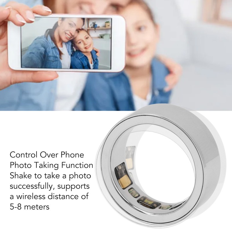 Smart Ring Body Temperature Sleep Monitoring Step Recording Sports Health