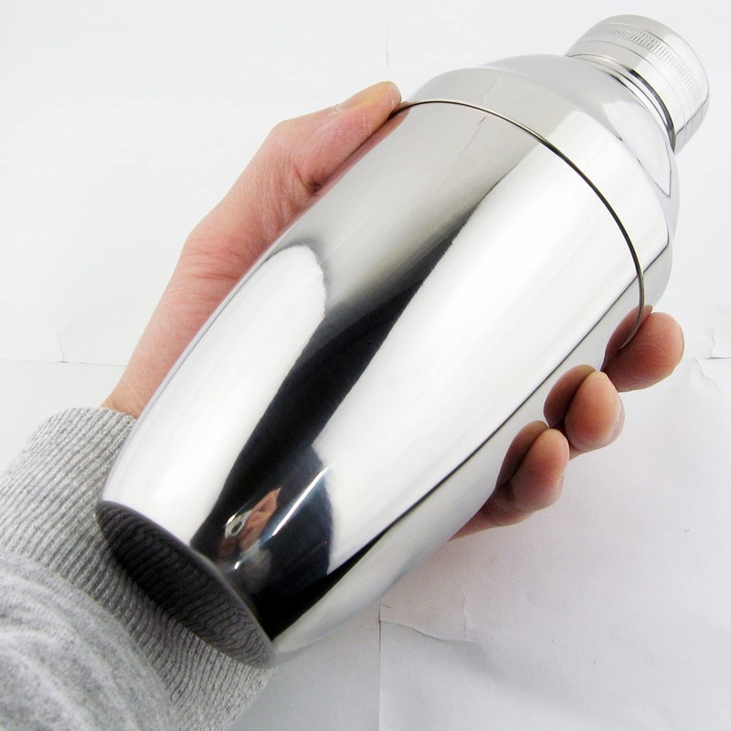 Nagao Cocktail Shaker, 18-8 Stainless Steel, 18.9 fl oz (530
