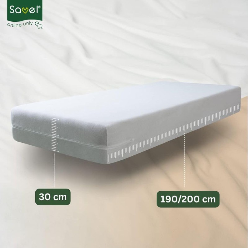 SAVEL - Mattress Encasement (80x190/200cm) Small Single Size | Noiseless,