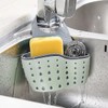 Sink Sponge Holder Kitchen Adjustable Organizer Sink Caddy Drain Basket
