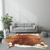 DweIke Premium Faux Cow Hide Rug Cowhide Area Rug, 6.2