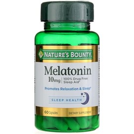 Nature's Bounty Melatonina 10mg Cápsulas 60 ea (Paquete de 2)