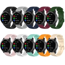 Band for Garmin Vivoactive 4, Soft Silicone Replacement Watch Band for Garmin Vivoactive 4/Venu 2/Vivomove HR Premium Style/Polar Grit X/Vantage M/Vantage M2 (No Tracker, Replacement Bands Only)