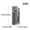 Torch Lighter Triple Jet Flame Refillable Butane Cigar Lighter Windproof