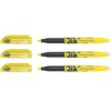 Pilot FriXion Light BRIGHT Erasable Highlighter Pens Yellow (Set of