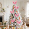 Sozize 12Pcs Easter Tree Decorations Bunny Ears and Carrots Set