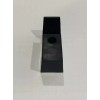 SouthEasternAluminum Shower Door Wall Jamb Bumper Guide Black Pack of