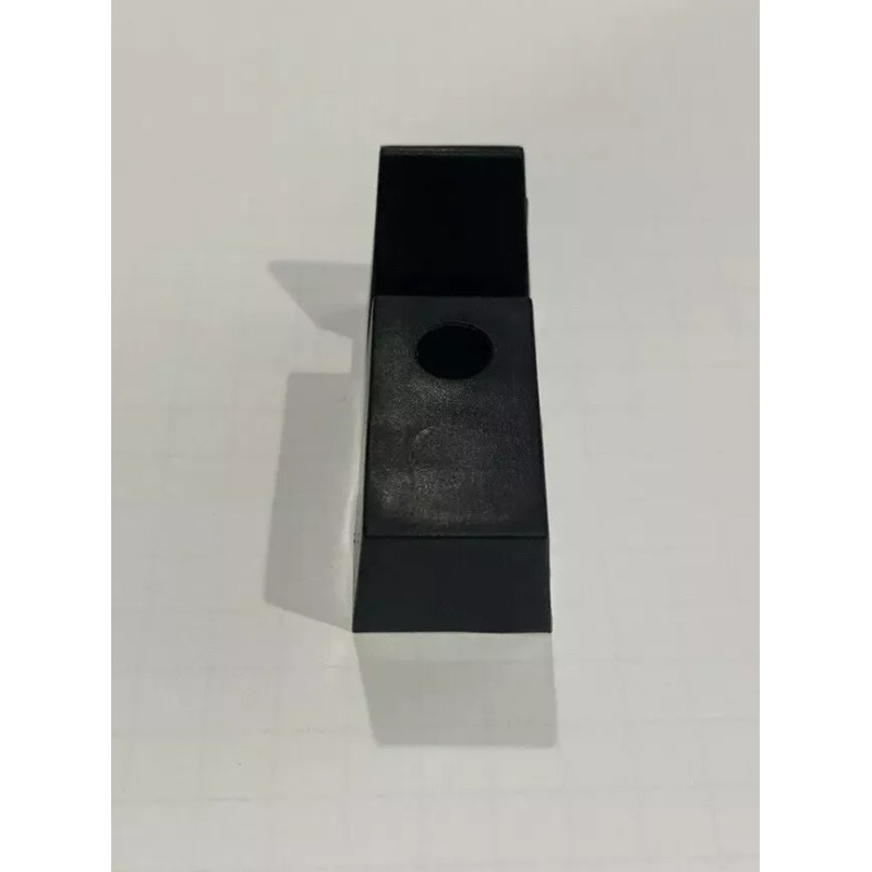 SouthEasternAluminum Shower Door Wall Jamb Bumper Guide Black Pack of