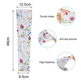 Qchengsan Farmers Gardening Sleeves Gardening Gifts for Women,Thorn Proof Farmers Garden Sleeves Sun Protection Cooling Arm Sleeves